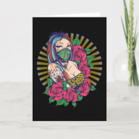 Vrouw met Tattoos