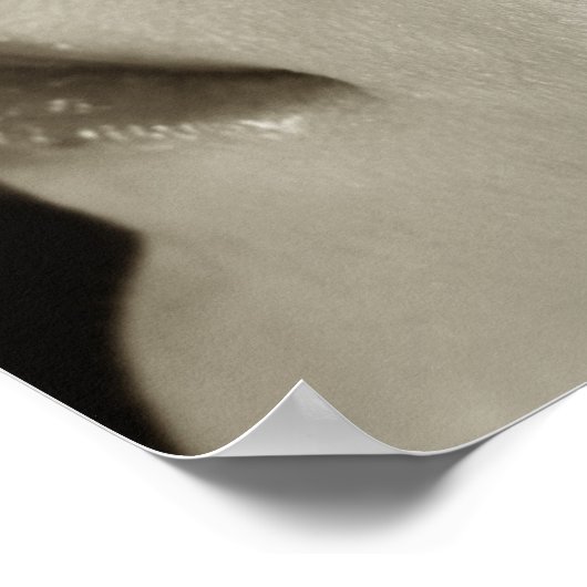 Vrouw met tranen poster (Hoek)