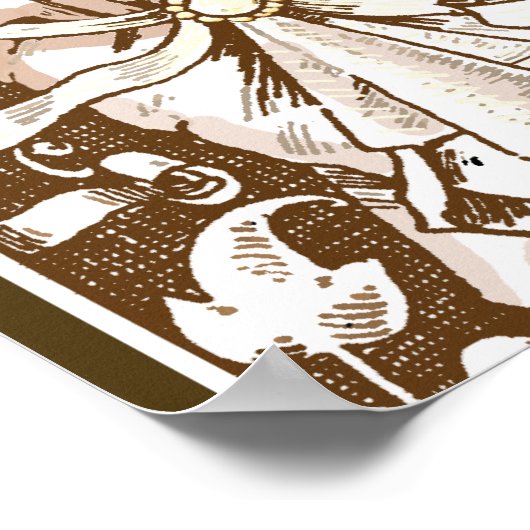 Vrouw met urn poster (Hoek)