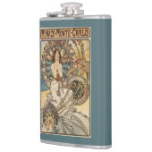 Vrouw met veren - PLM-treinreisposter Heupfles (Links)