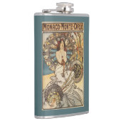 Vrouw met veren - PLM-treinreisposter Heupfles (Rechts)