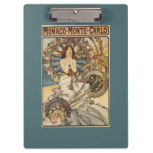 Vrouw met veren - PLM-treinreisposter Klembord (Voorkant)