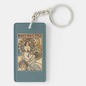 Vrouw met veren - PLM-treinreisposter Sleutelhanger (achterkant)