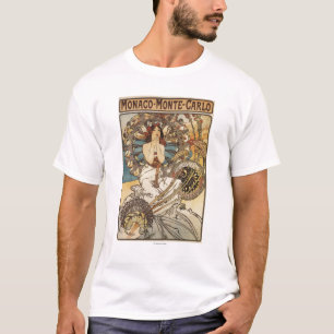 Vrouw met veren - PLM-treinreisposter T-shirt