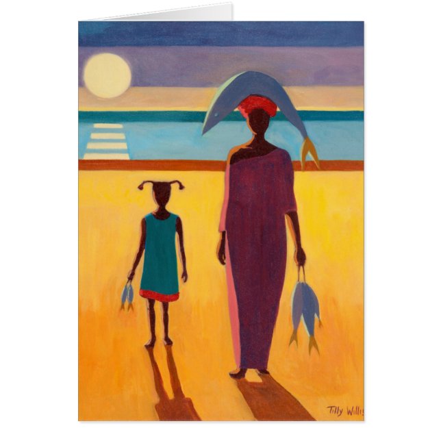 Vrouw met vis (Voorkant)