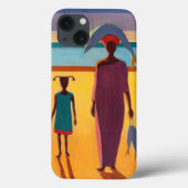 Vrouw met vis Case-Mate iPhone case (Achterkant)