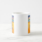 Vrouw met vis koffiemok (Center)