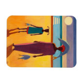 Vrouw met vis magneet (Horizontaal)