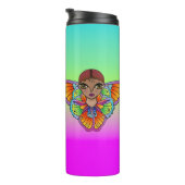 Vrouw met vlindervleugels thermosbeker (Geroteerd rechts)