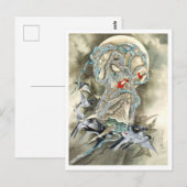 Vrouw met vogels (1890) Toshio Aoki Briefkaart (Voorkant / Achterkant)