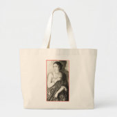 VROUW MET VROUWEN GROTE TOTE BAG (Voorkant)