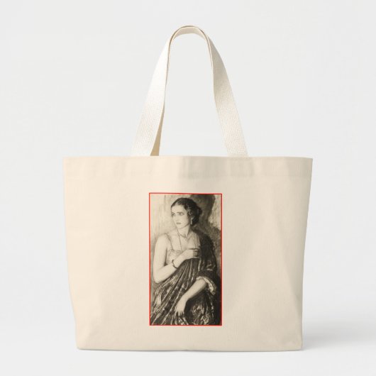 VROUW MET VROUWEN GROTE TOTE BAG (Voorkant)
