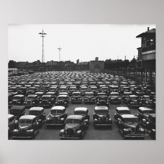 Vrouw met vuurhaard B&W Poster (Voorkant)