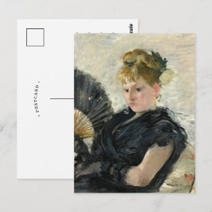 Vrouw Met Waaiers Berthe Morisot Briefkaart