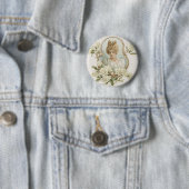 Vrouw met White Roses Button (In situ)