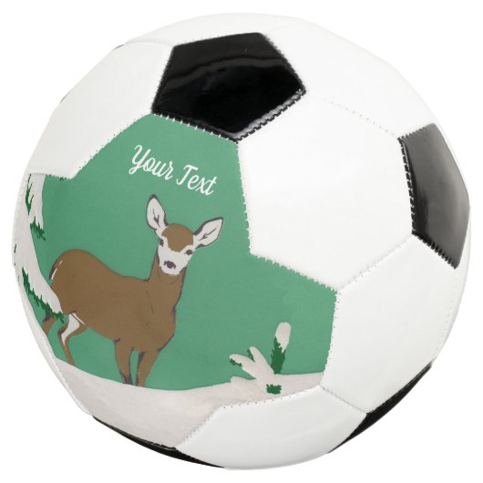 Vrouw met witte zijde, bruin, dunne pine, sneeuwgr voetbal (Drie kwart)