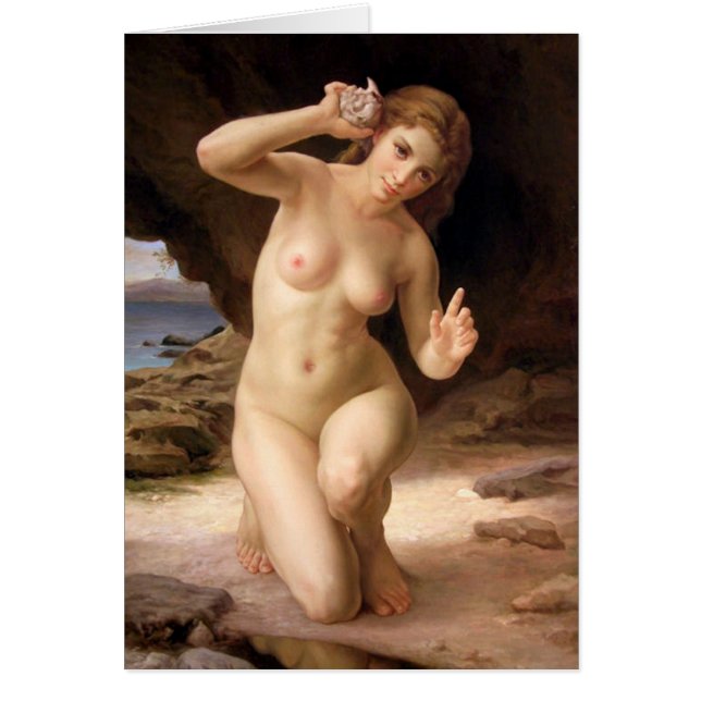 Vrouw met Zee Shell (Voorkant)