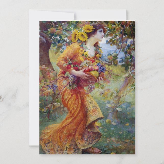 Vrouw met zomeroogst (Voorkant)