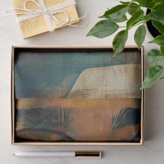 Vrouw met zonnebril Decoupage Tissuepapier (Geschenk)