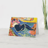 Vrouw met zwarte kousen | Ernst Ludwig Kirchner Kaart (Voorkant)