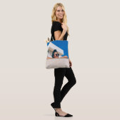 Vrouw met zwarte zonnebril tote bag (Op model)