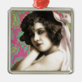  vrouw metalen ornament (Voorkant)