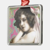 vrouw metalen ornament (Links)