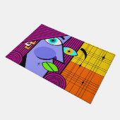 Vrouw - Mid Century Picasso Deurmat (Schuin)