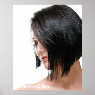 Vrouw Model Hair Salon Poster