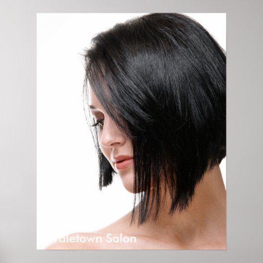 Vrouw Model Hair Salon Poster (Voorkant)