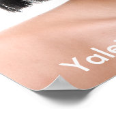 Vrouw Model Hair Salon Poster (Hoek)