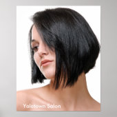 Vrouw Model Hair Salon Poster (Voorkant)