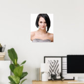 Vrouw Model Hair Salon Poster (Thuiskantoor)