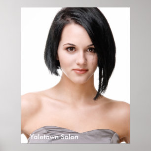 Vrouw Model Hair Salon Poster