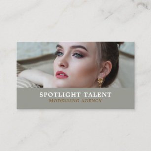 Vrouw Model, Modellenbureau, modelagent Visitekaartje