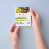 Vrouw Model, Opticien, Technical Practitioner Flyer (Hand)