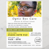 Vrouw Model, Opticien, Technical Practitioner Flyer (Voorkant)