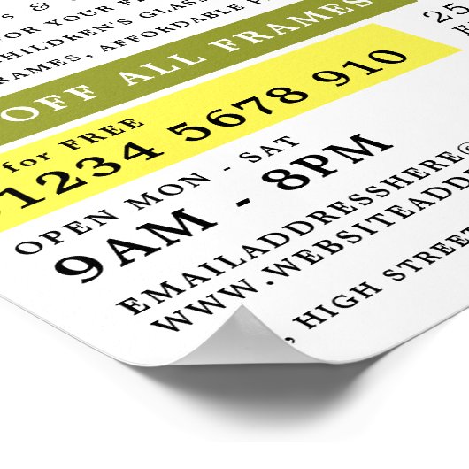 Vrouw Model, Opticien, Technical Practitioner Poster (Hoek)