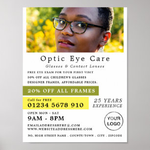 Vrouw Model, Opticien, Technical Practitioner Poster