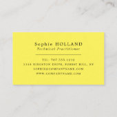 Vrouw Model, Opticien, Technical Practitioner Visitekaartje (Achterkant)