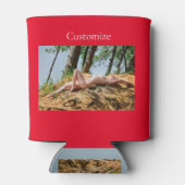 Vrouw Model Zonnebaden Thunder_Cove Blikjeskoeler (Achterkant)