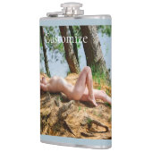 Vrouw Model Zonnebaden Thunder_Cove Heupfles (Links)