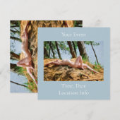 Vrouw Model Zonnebaden Thunder_Cove Kaart (Voorkant / Achterkant)