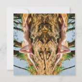 Vrouw Model Zonnebaden Thunder_Cove Kaart (Achterkant)