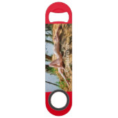 Vrouw Model Zonnebaden Thunder_Cove Speed Flessenopener (Achterkant)