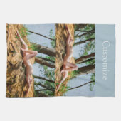 Vrouw Model Zonnebaden Thunder_Cove Theedoek (Horizontaal)