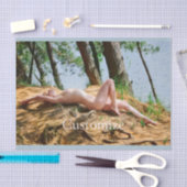 Vrouw Model Zonnebaden Thunder_Cove Tissuepapier (Craft)