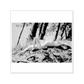 Vrouw Model Zonnebaden Thunder_Cove Zelfinktende Stempel (Design)