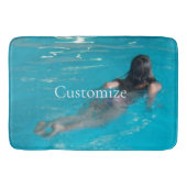 Vrouw model zwemmen Thunder_Cove Badmat (Voorkant)