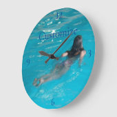 Vrouw model zwemmen Thunder_Cove Grote Klok (Hoek)